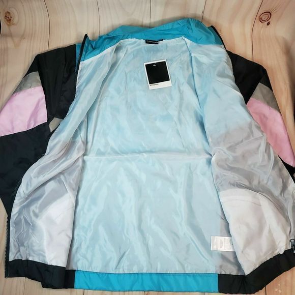 POLAROID Jacket SZ Small Polyester Lightweight Bomber Style Windbreaker Retro - Picture 7 of 8
